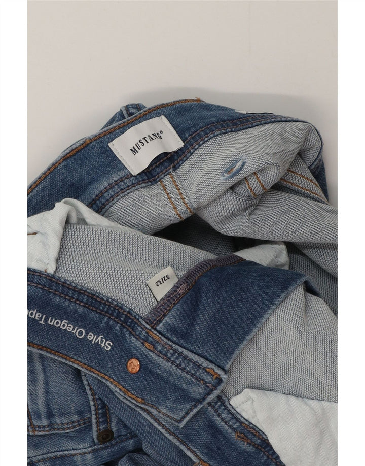 Jeans cônicos masculinos Mustang W32 L32 azul