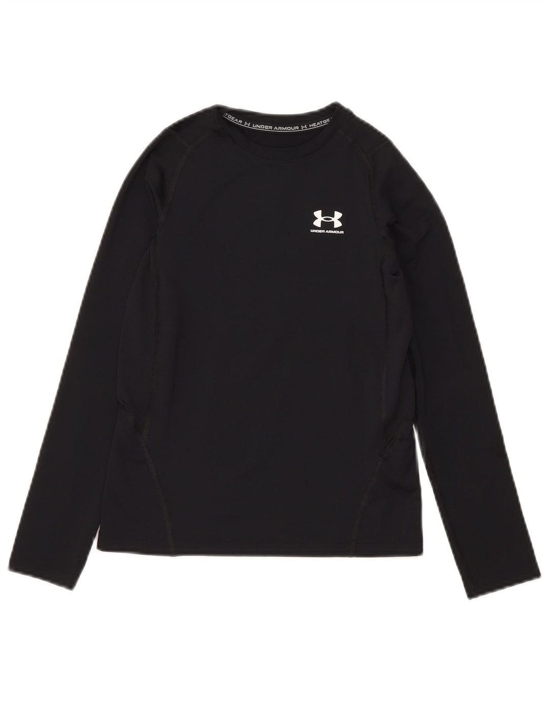 Under Armour Boys Heat Gear Top manga comprida 9-10 anos médio preto
