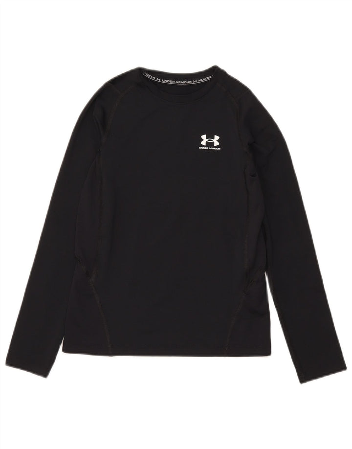 Under Armour Boys Heat Gear Top manga comprida 9-10 anos médio preto