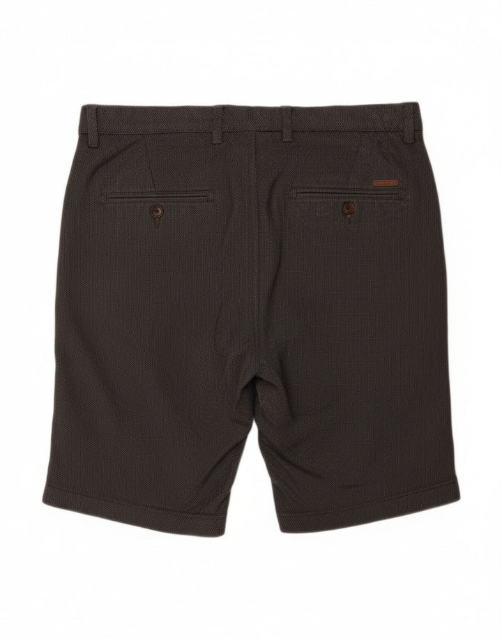 JACK & JONES Mens Chino Shorts Médio W32 Algodão Cinza