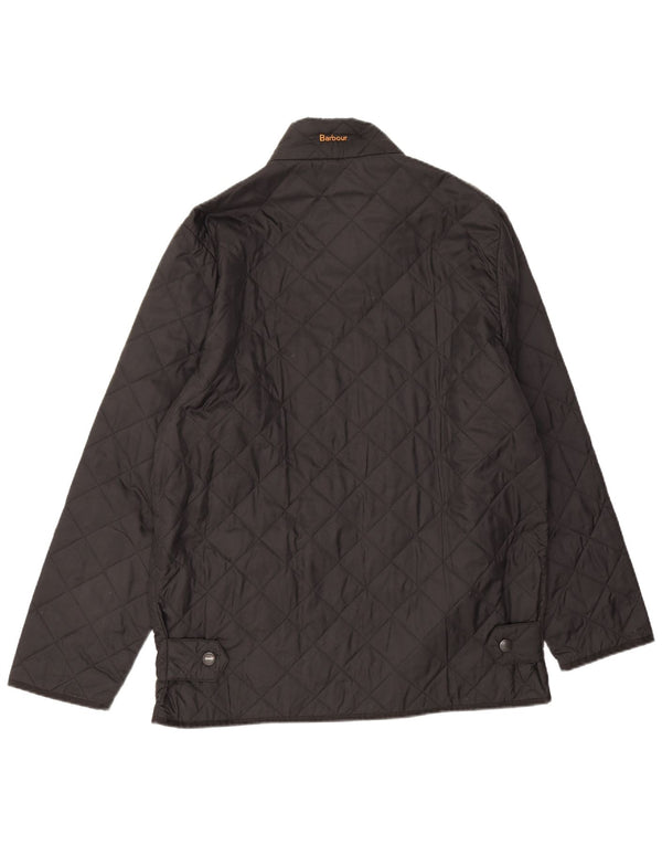 Jaqueta acolchoada masculina Barbour UK 38 poliamida preta média
