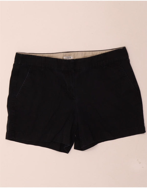 J. Crew Shorts Chino Feminino US 10 Grande W34 Algodão Preto
