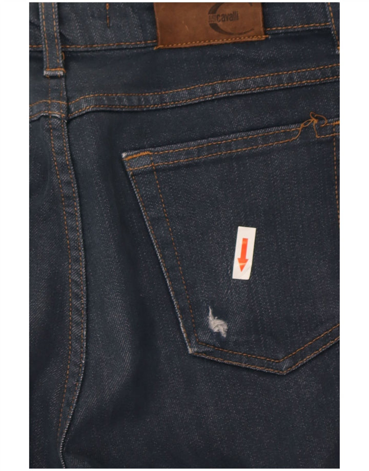 Just Cavalli Jeans Bootcut Feminino W30 L31 Azul Marinho
