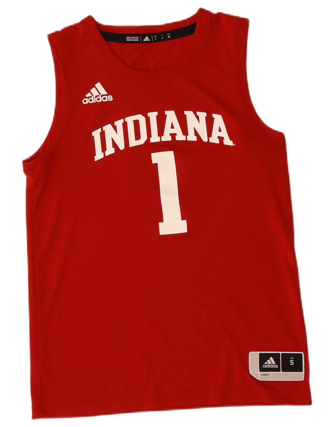 ADIDAS Mens Indiana Graphic Vest Top Pequeno Poliéster Vermelho