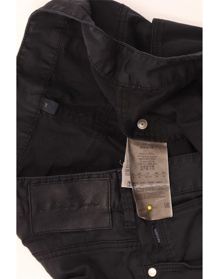Armani Mens Slim Jeans W36 L32 Azul Marinho Algodão