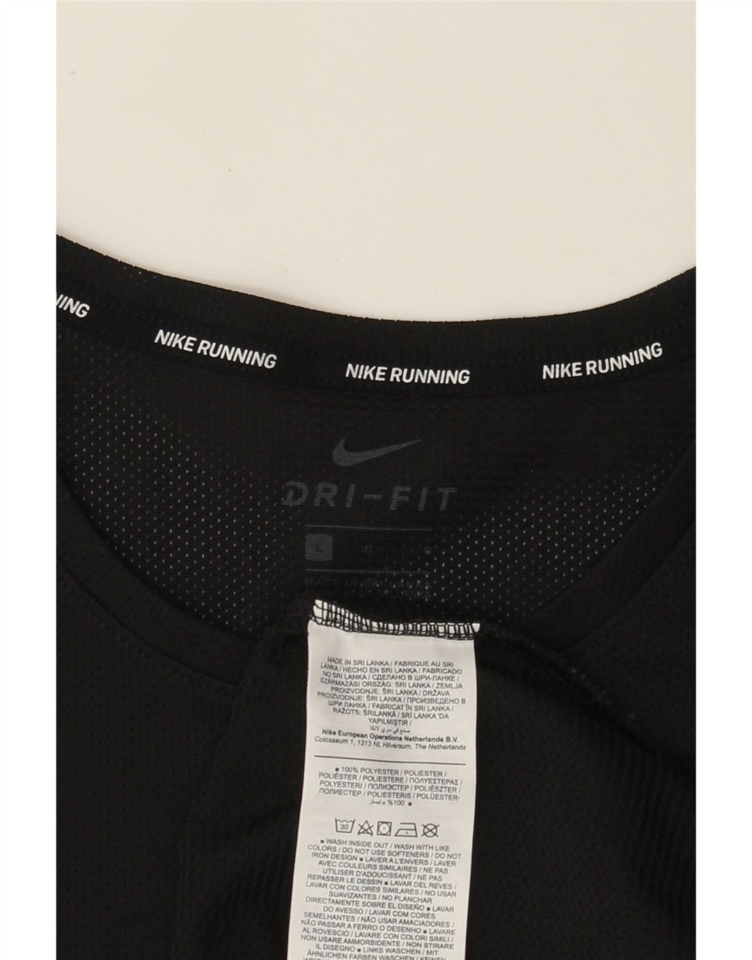 Camiseta Nike Masculina Dri Fit Top Grande Poliéster Preto