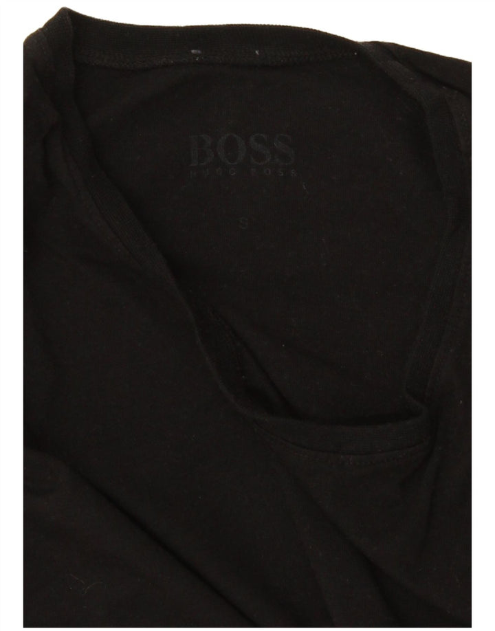 Camiseta masculina HUGO BOSS pequena preta