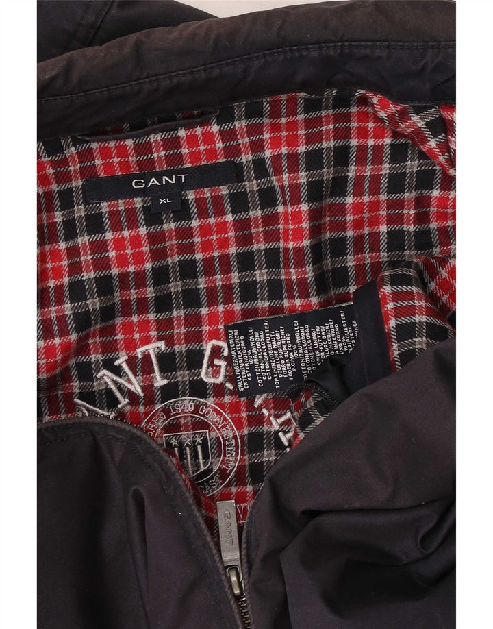 Jaqueta bomber masculina Gant UK 42 XL azul marinho