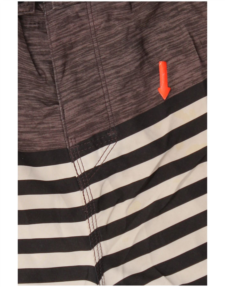 Rip Curl Mens Mirage Shorts de natação poliéster listrado cinza médio