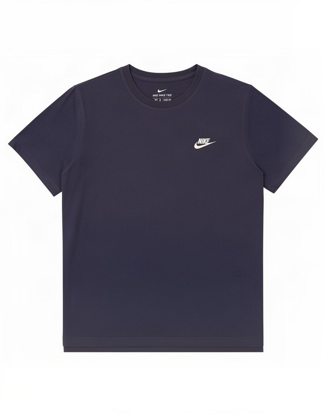 Camiseta masculina Nike Top médio algodão azul marinho