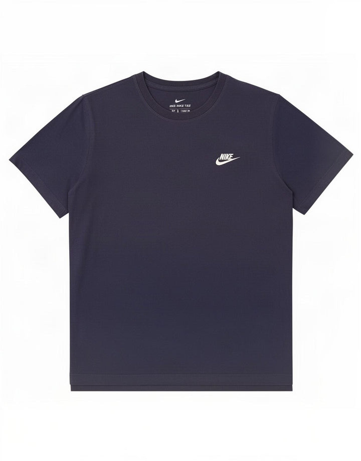 Camiseta masculina Nike Top médio algodão azul marinho