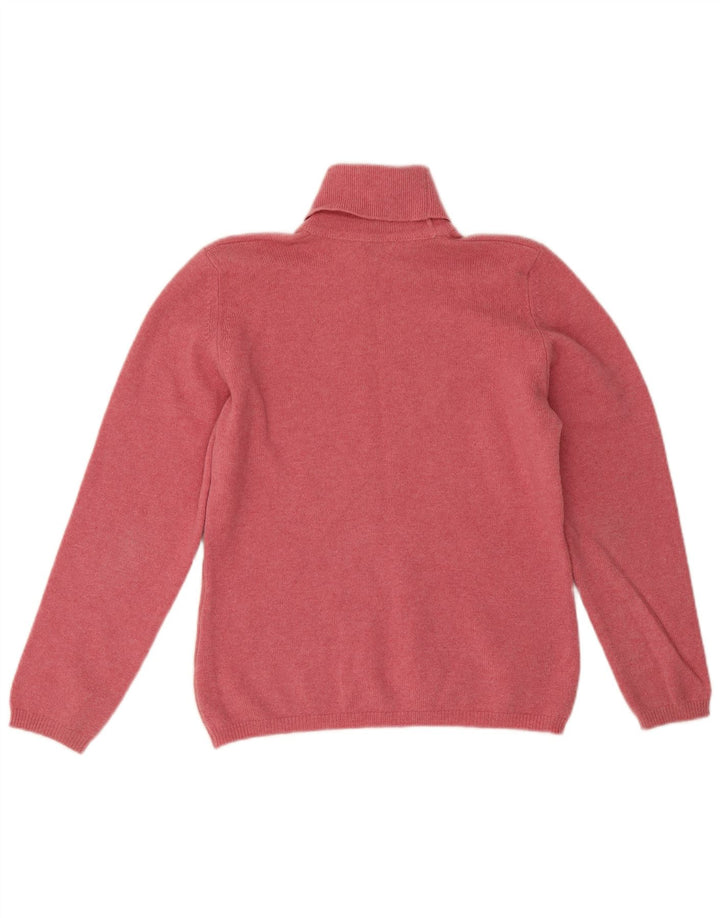 Suéter feminino Lyle & Scott com gola redonda Reino Unido 14 rosa médio
