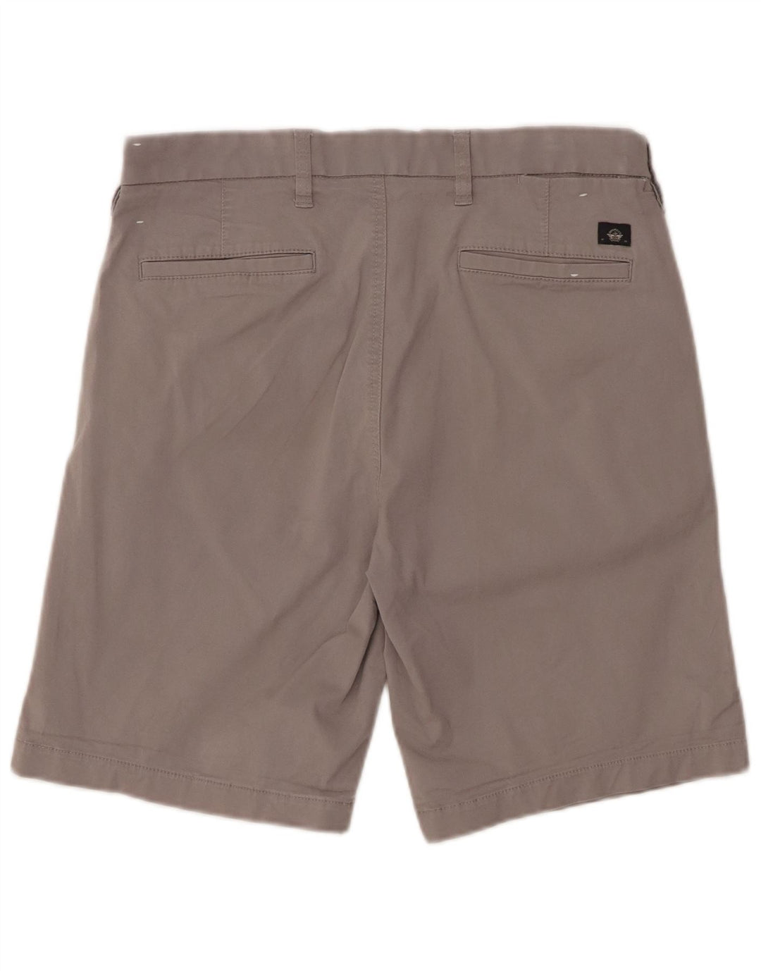 DOCKERS Mens Chino Shorts W32 Algodão Cinza Médio