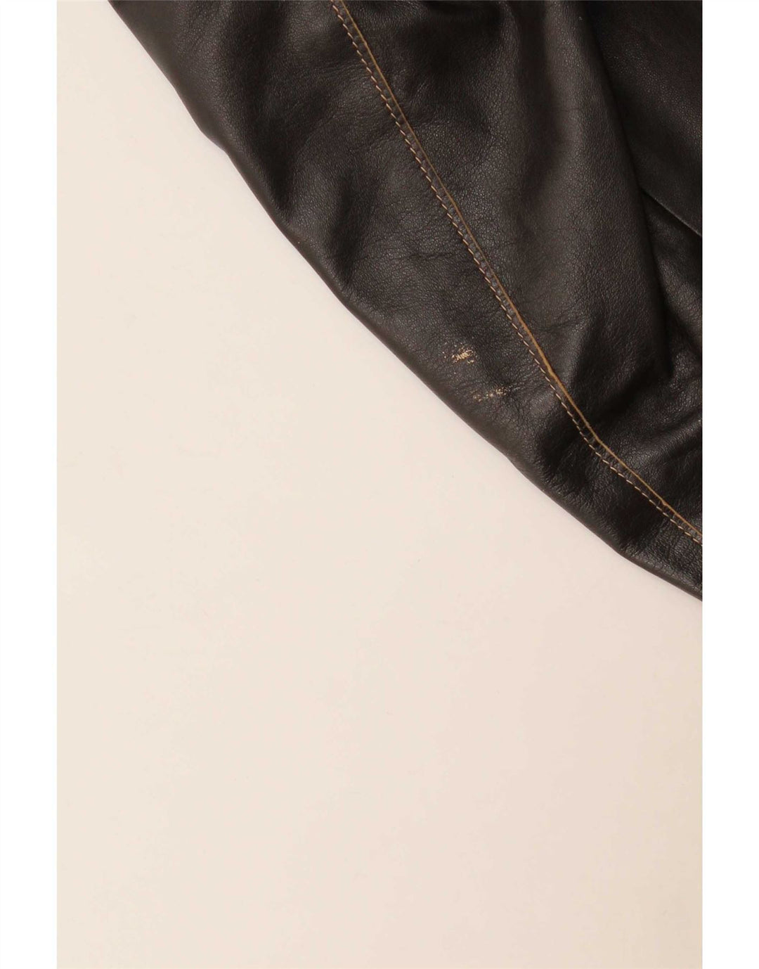 Jaqueta de couro feminina Gerry Weber UK 14 grande preta