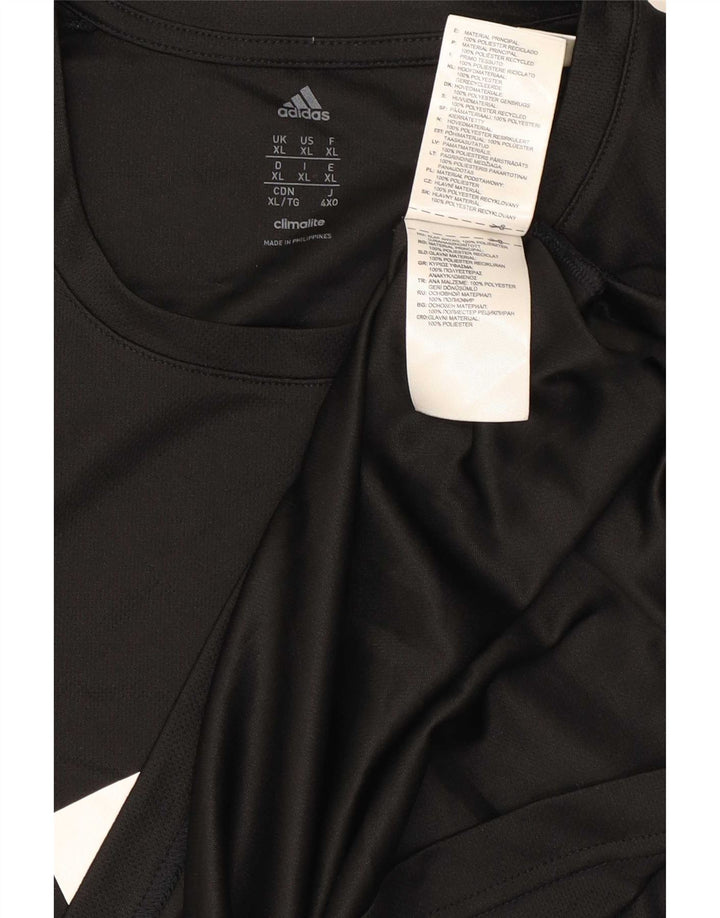 Camiseta Adidas Masculina Climalite Graphic Top XL Preto Poliéster