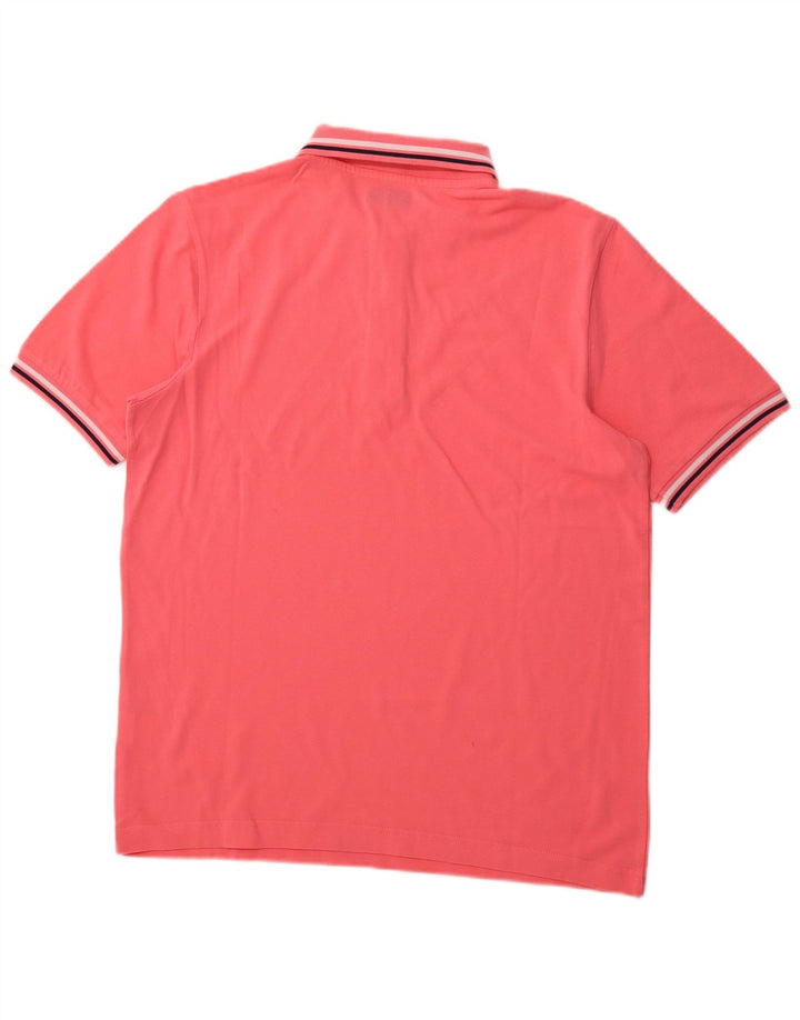 Camisa polo masculina KAPPA grande algodão rosa