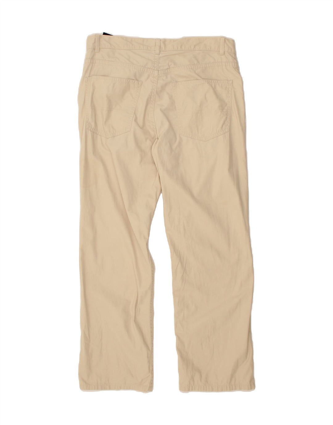 TOMMY HILFIGER Mens Straight Casual Trousers W33 L30  Beige Cotton Vintage Tommy Hilfiger and Second-Hand Tommy Hilfiger from Messina Hembry 