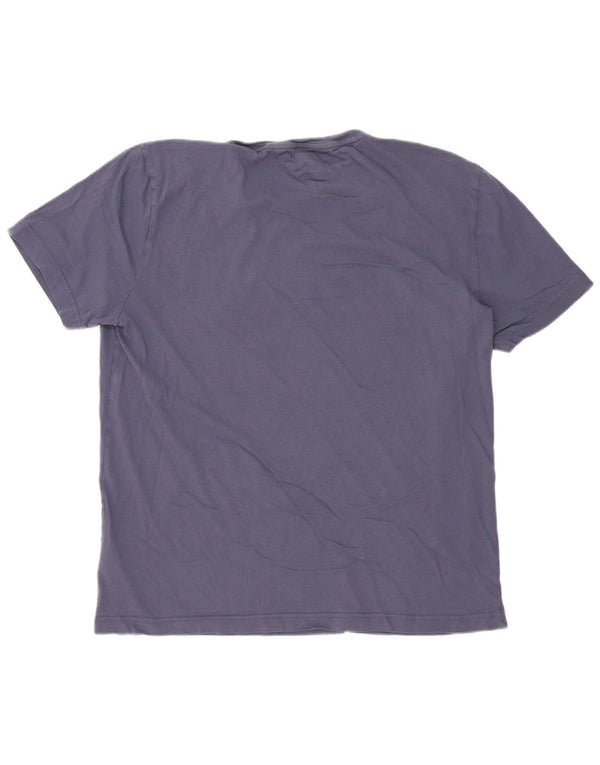 Camiseta gráfica masculina Tommy Hilfiger Top 2XL azul marinho algodão colorblock