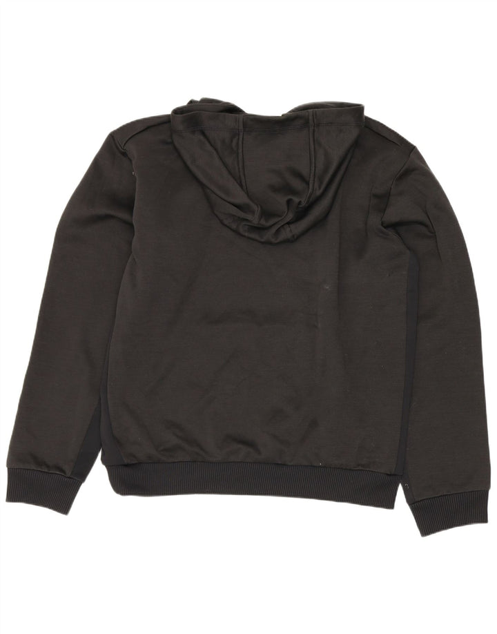 Adidas Mens Graphic Hoodie Jumper Médio Preto Poliéster