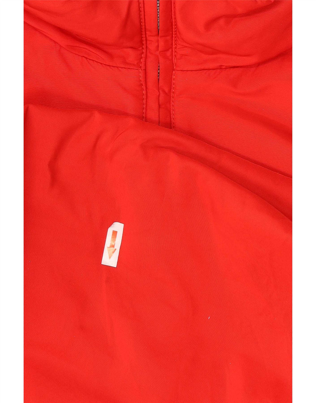 Jaqueta Anorak com capuz utilitário masculino vintage UK 40 grande poliamida vermelha