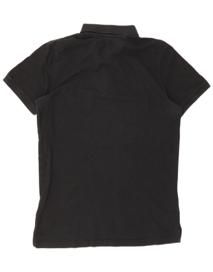 Camisa polo masculina Tommy Hilfiger XL algodão preto