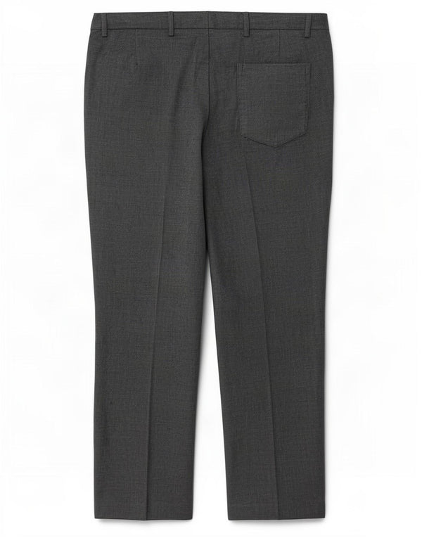 Calça masculina de terno regular Marks & Spencer W38 L29 cinza Houndstooth