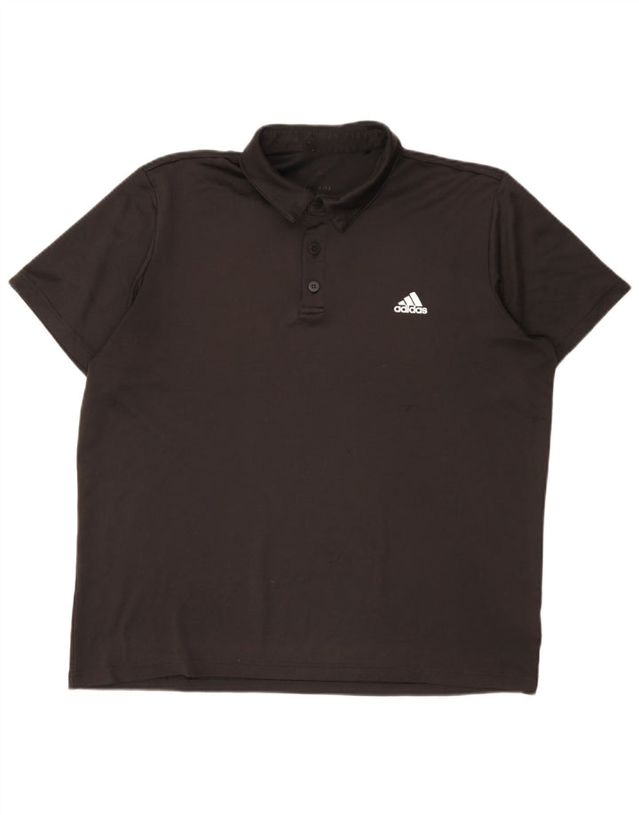 Adidas Mens Climalite Polo XL Preto Poliéster