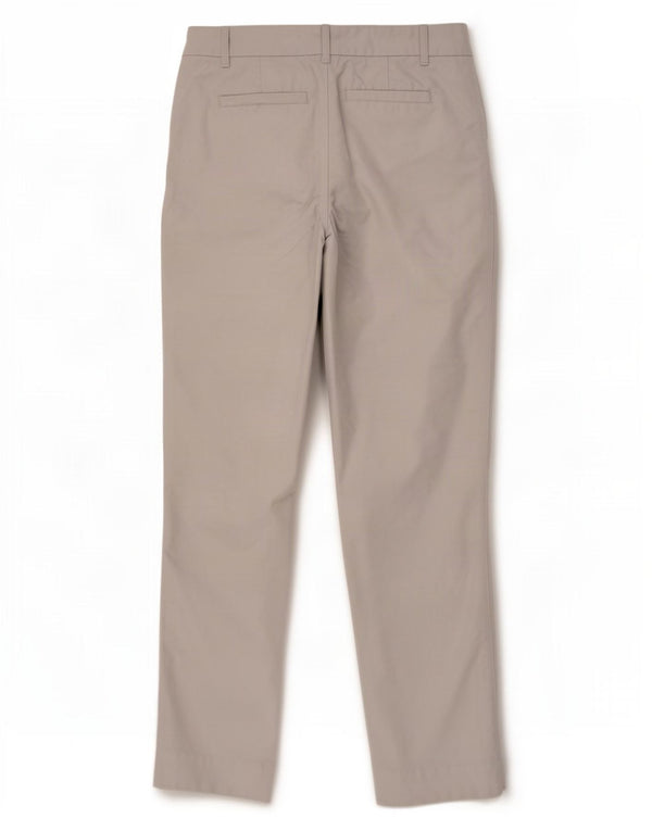 Calça Chino Feminina Marks & Spencer Slim UK 10 Pequena W29 L29 Algodão Cinza
