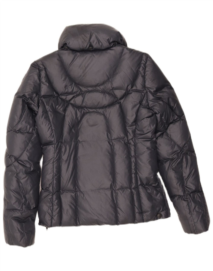 Jaqueta acolchoada feminina Blauer UK 12 médio azul marinho poliamida