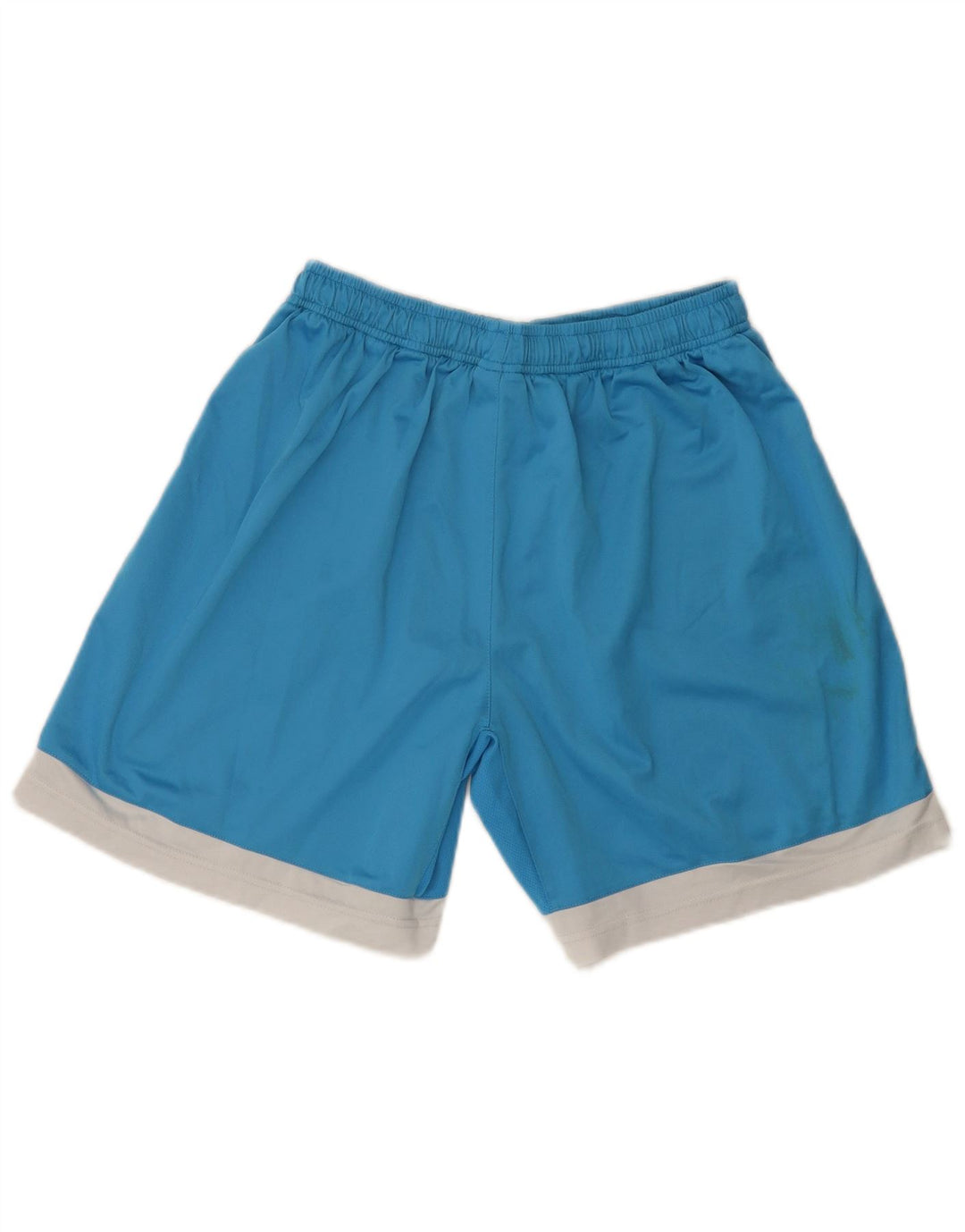 Shorts esportivos masculinos Umbro grande bloco colorido azul