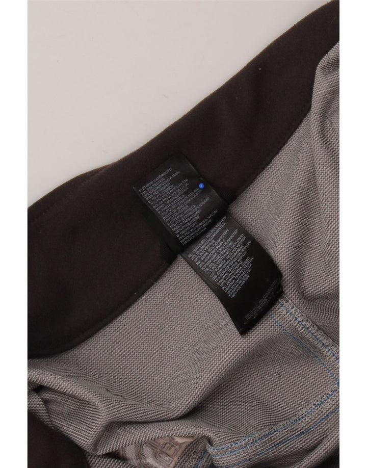 Jaqueta masculina de moletom The North Face em poliéster colorblock azul médio