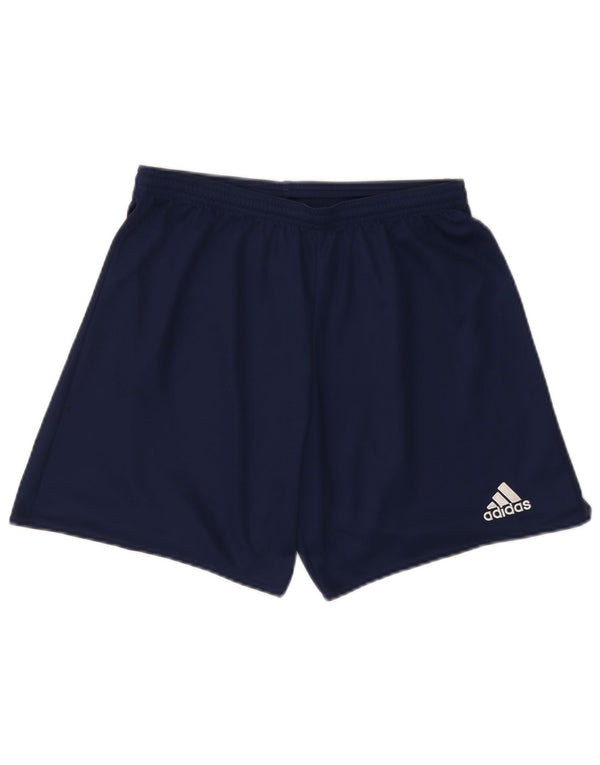Shorts esportivos masculinos ADIDAS Aeroready médio azul marinho poliéster