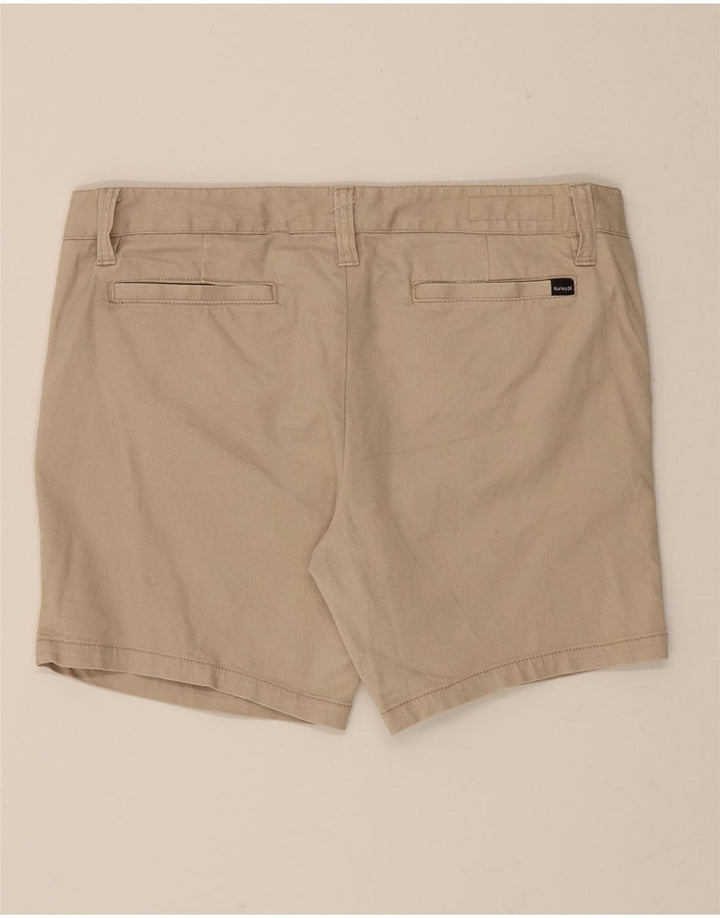 HURLEY Womens Chino Shorts US 13 Large W34  Beige Cotton Vintage Hurley and Second-Hand Hurley from Messina Hembry 