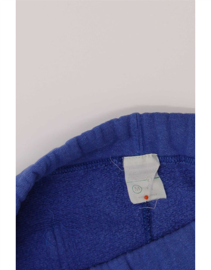 American System Calça esportiva masculina gráfica joggers algodão azul médio
