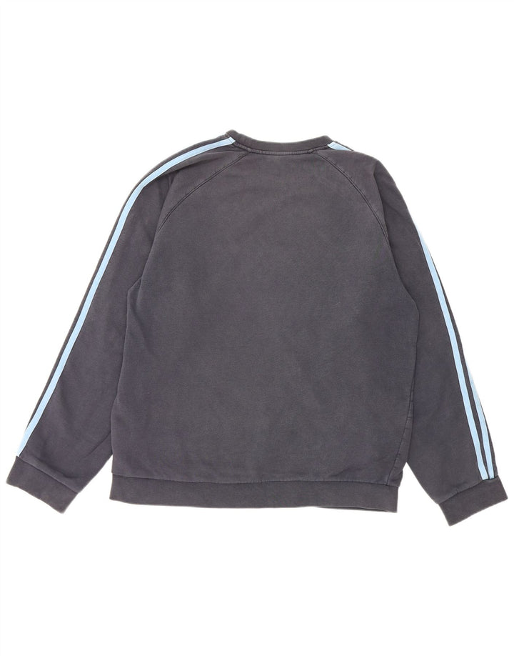ADIDAS Mens Moletom Jumper Médio Preto