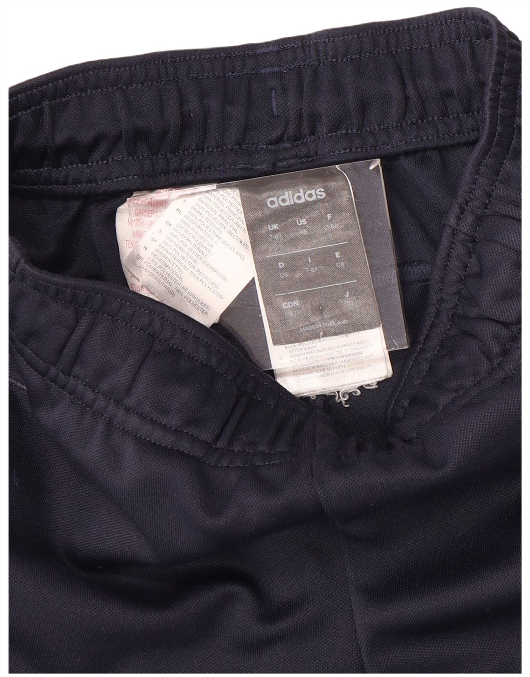 Shorts esportivos gráficos ADIDAS para meninos 7-8 anos azul marinho