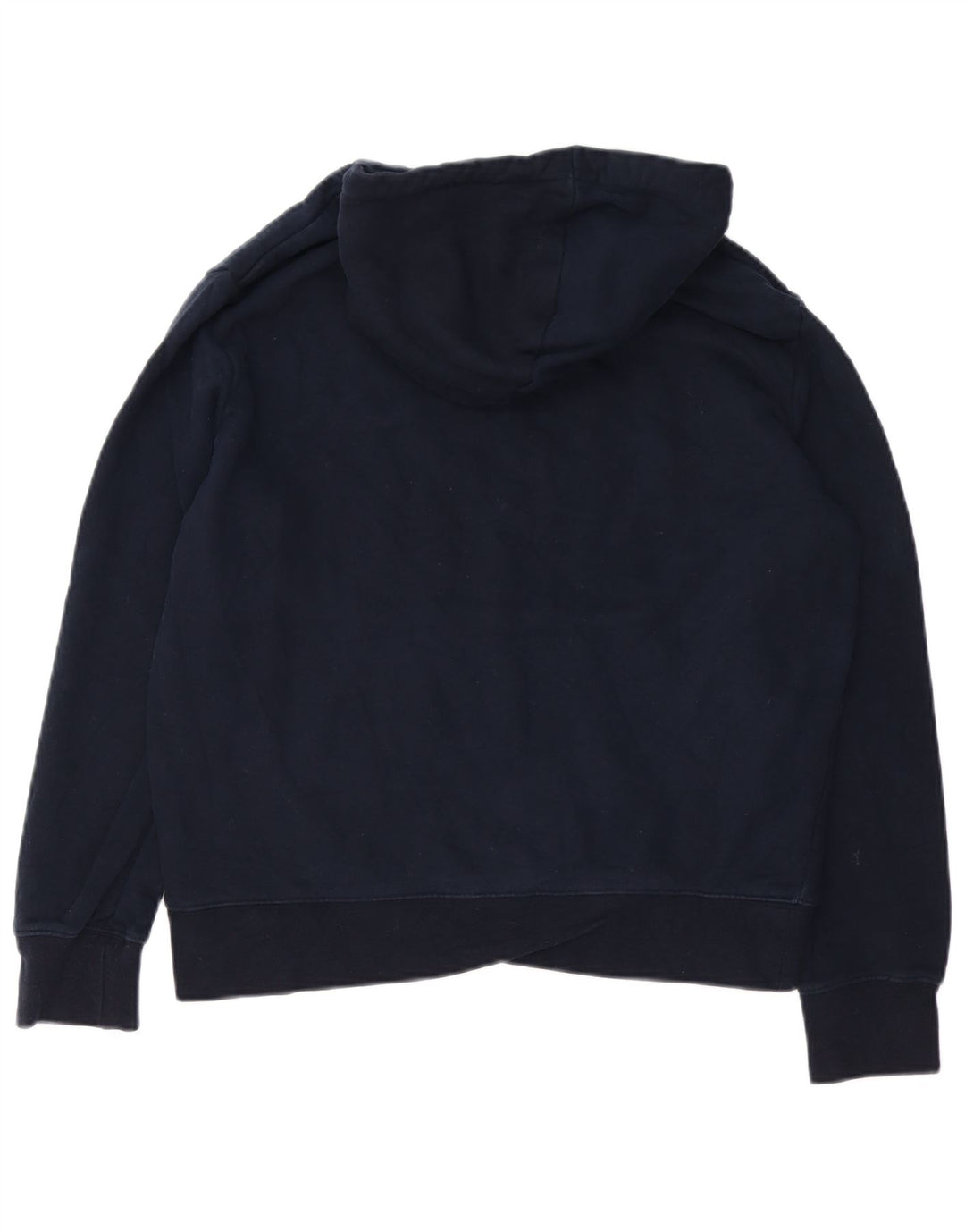 Suéter feminino Marks & Spencer com capuz médio azul marinho algodão