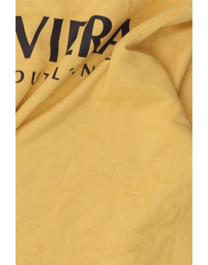 Jack & Jones moletom gráfico masculino jumper grande algodão amarelo