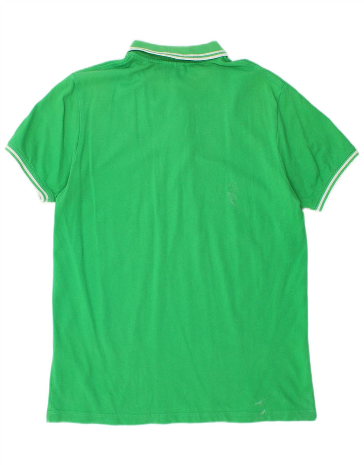 Camisa polo masculina KAPPA grande algodão verde