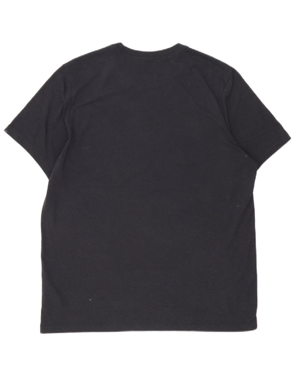 Camiseta Nike Masculina Dri Fit Graphic Top Grande Poliéster Preto