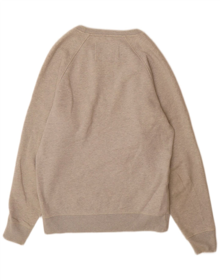 Jack Wills moletom gráfico masculino jumper pequeno algodão manchado cinza