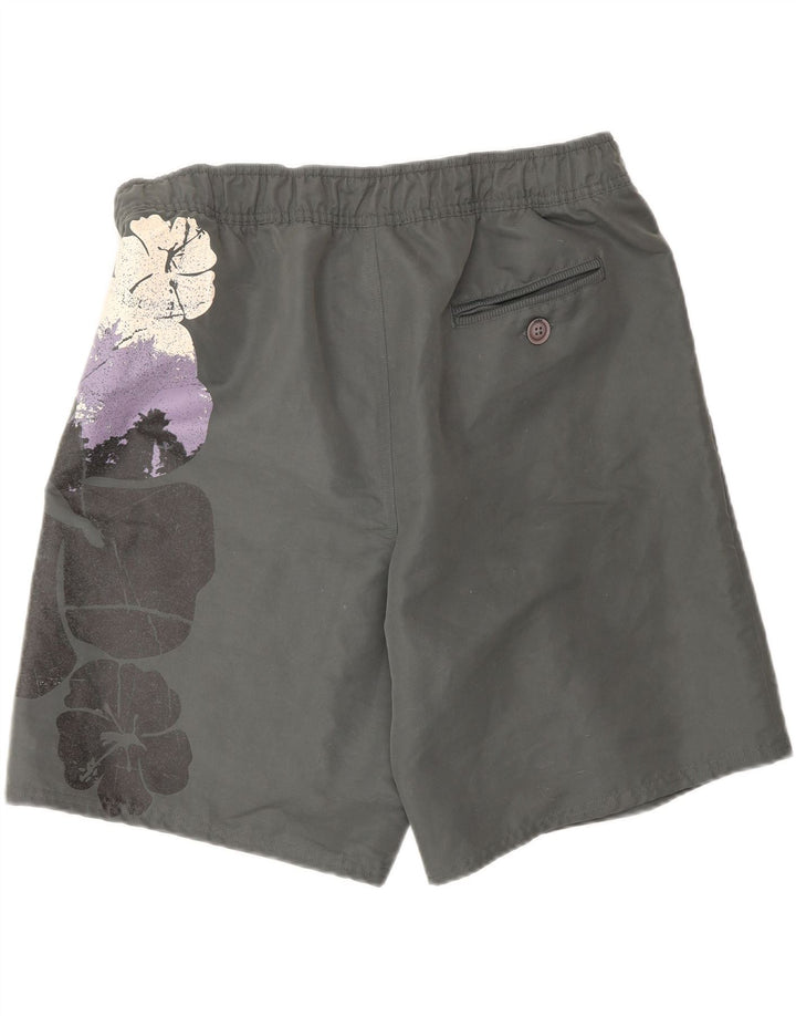 Shorts de banho masculino PUMA grande cinza floral