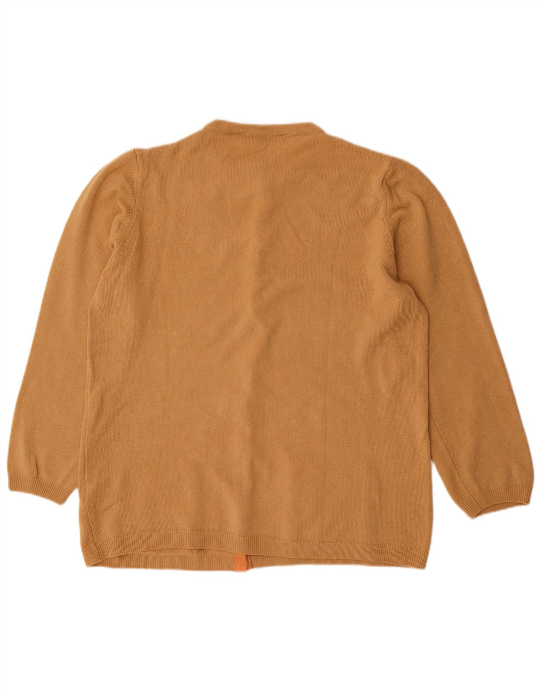 Suéter cardigã feminino Marks & Spencer UK 20 2XL lã bege