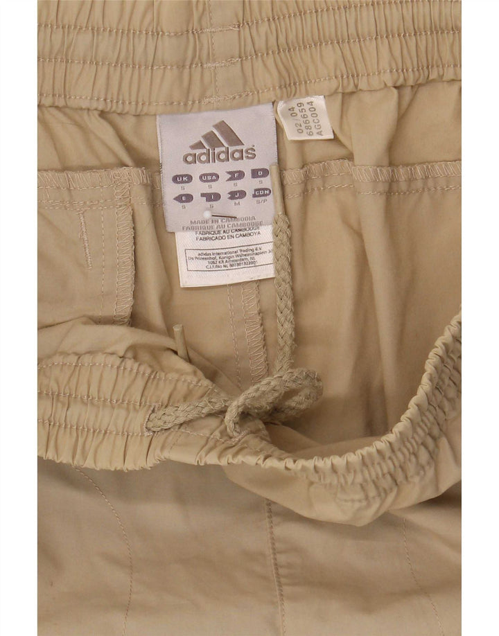 Calça Adidas Cargo Capri Masculina Pequena Poliéster Bege