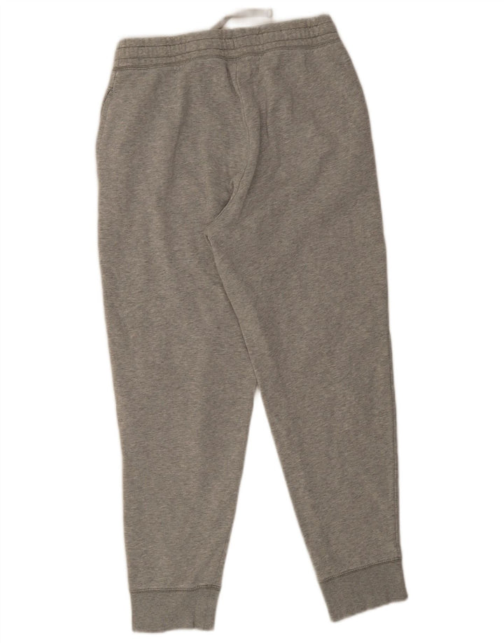 Calça esportiva masculina Gap com estampa gráfica, joggers, algodão manchado cinza médio