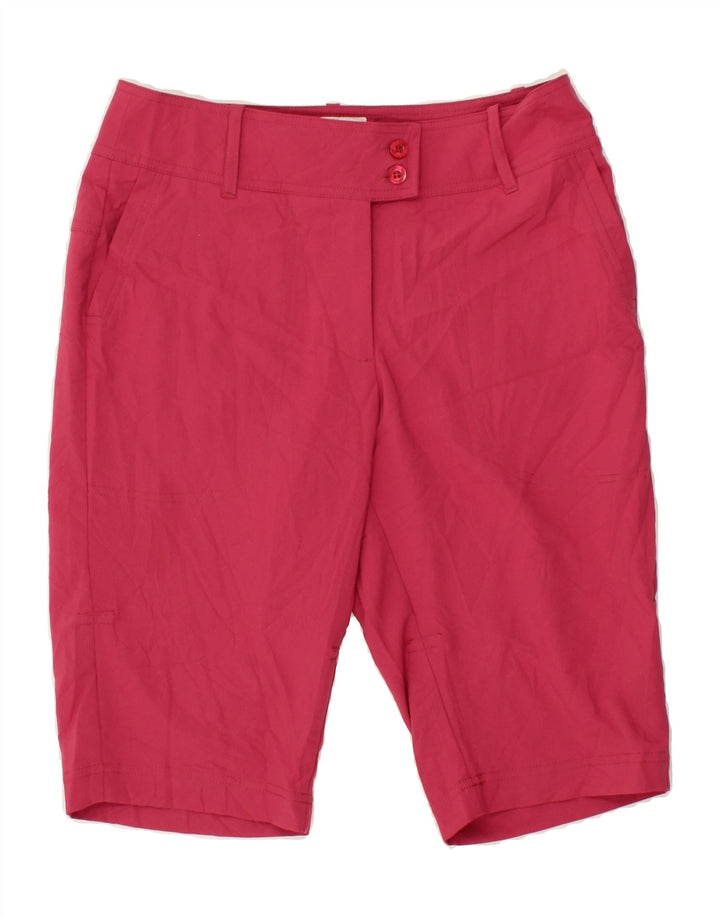 IZOD Womens Bermuda Shorts US 2 XS W28  Pink Polyester Vintage Izod and Second-Hand Izod from Messina Hembry 