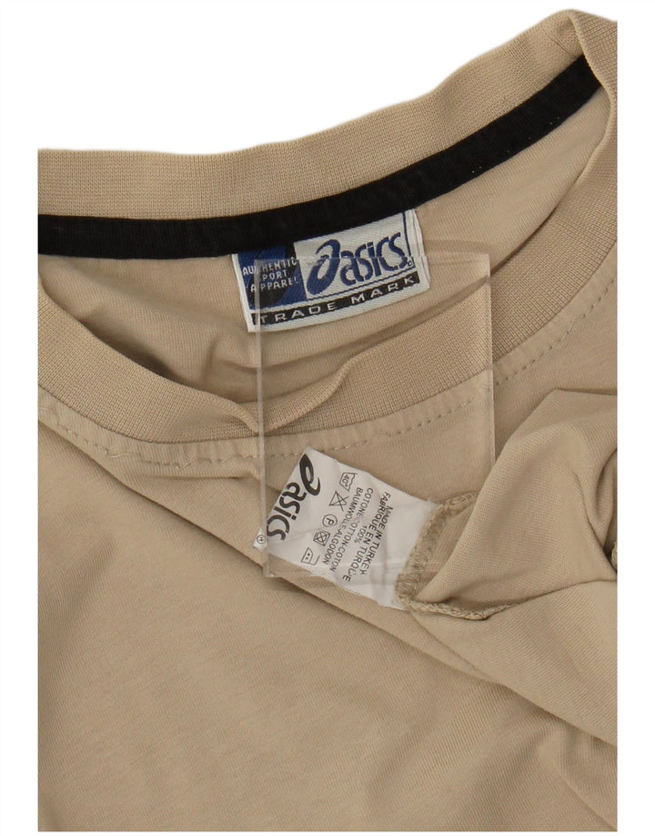 Camiseta masculina ASICS Top XL algodão bege