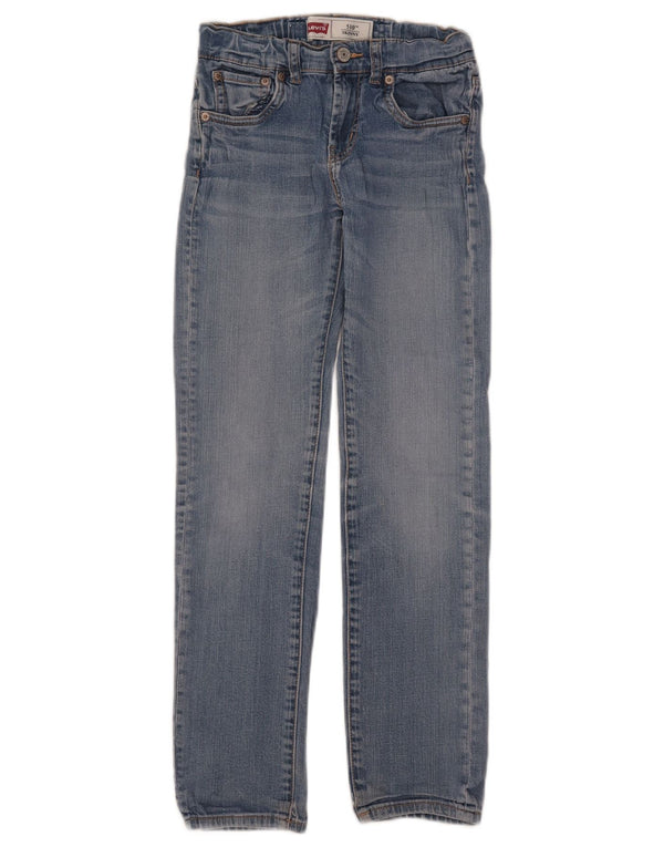 Levi's Girls 510 Skinny Jeans 9-10 Anos W24 L26 Azul Algodão