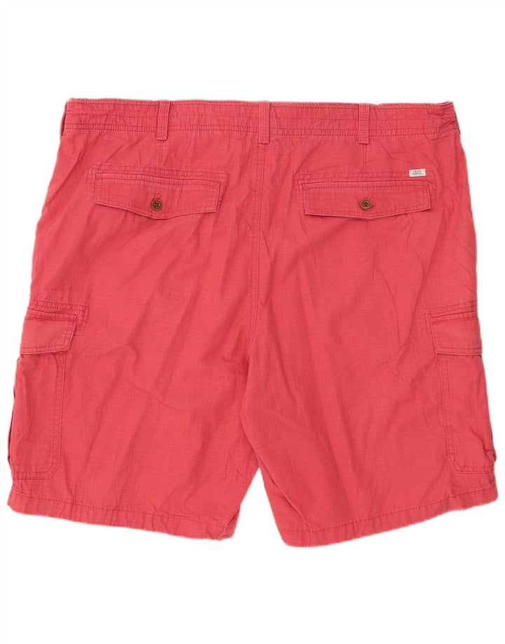 Shorts cargo masculino IZOD água salgada W42 2XL algodão xadrez rosa