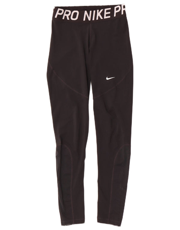 Leggings Nike Dri Fit Graphic UK 14 Médio Preto